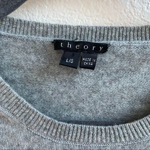 Theory Cashmere Crew Neck Sweater